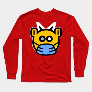 Yellow devil smile Long Sleeve T-Shirt